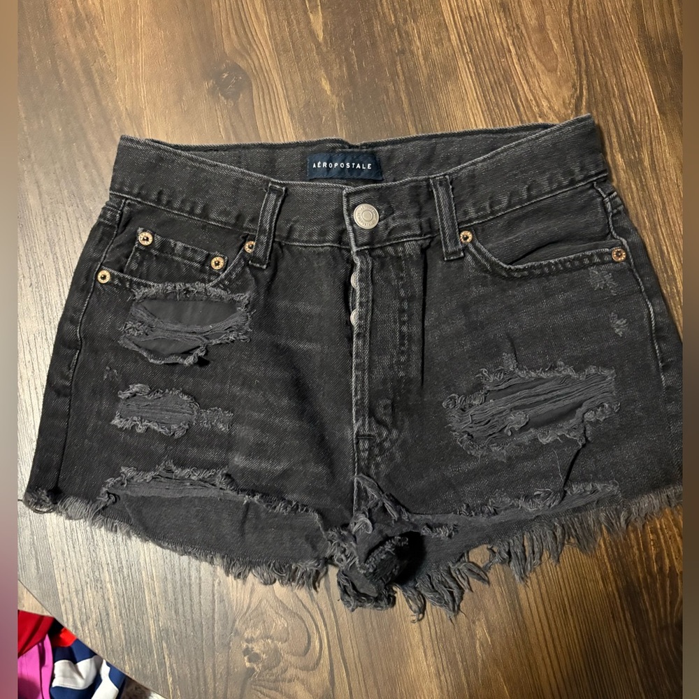 Women’s Black Jean Shorts